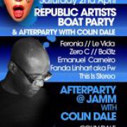Republic Artists boat party GOLDEN FLAME a after party s COLIN DALE 