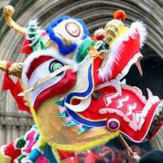 Oslavy čínskeho Nového roka v Manchestri