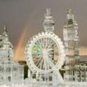 Londýnsky festival ľadových sôch