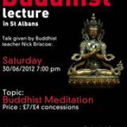 Buddhist Lectrure at St Albans