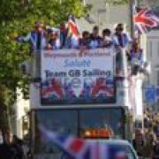Víťazný pochod britského olympijského tímu 2012