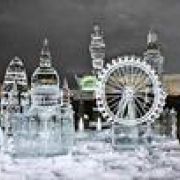 Festival ľadových sôch v Londýne