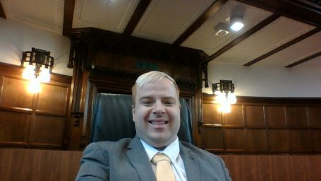 Supreme Apostle Baksay Ivo In The Seat Of The UK's Supreme Judge In The Upper Room In The Supreme Court .jpg
