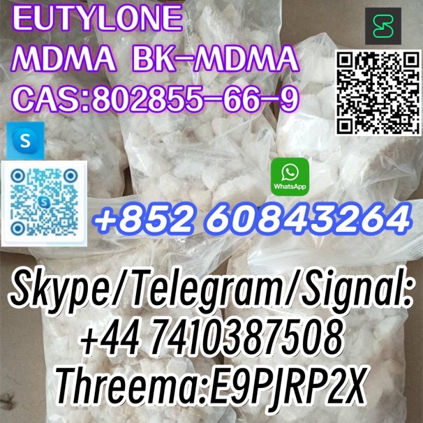 EUTYLONE MDMA BK-MDMA CAS:802855-66-9 Skype/Telegram/Signal: +44 7410387508 Threema:E9PJRP2X-1 24.04.2024 - EUTYLONE  MDMA  BK-MDMA  CAS:802855-66-9   Skype/Telegram/Signal:
+44 7410387508
Threema:E9PJRP2X
